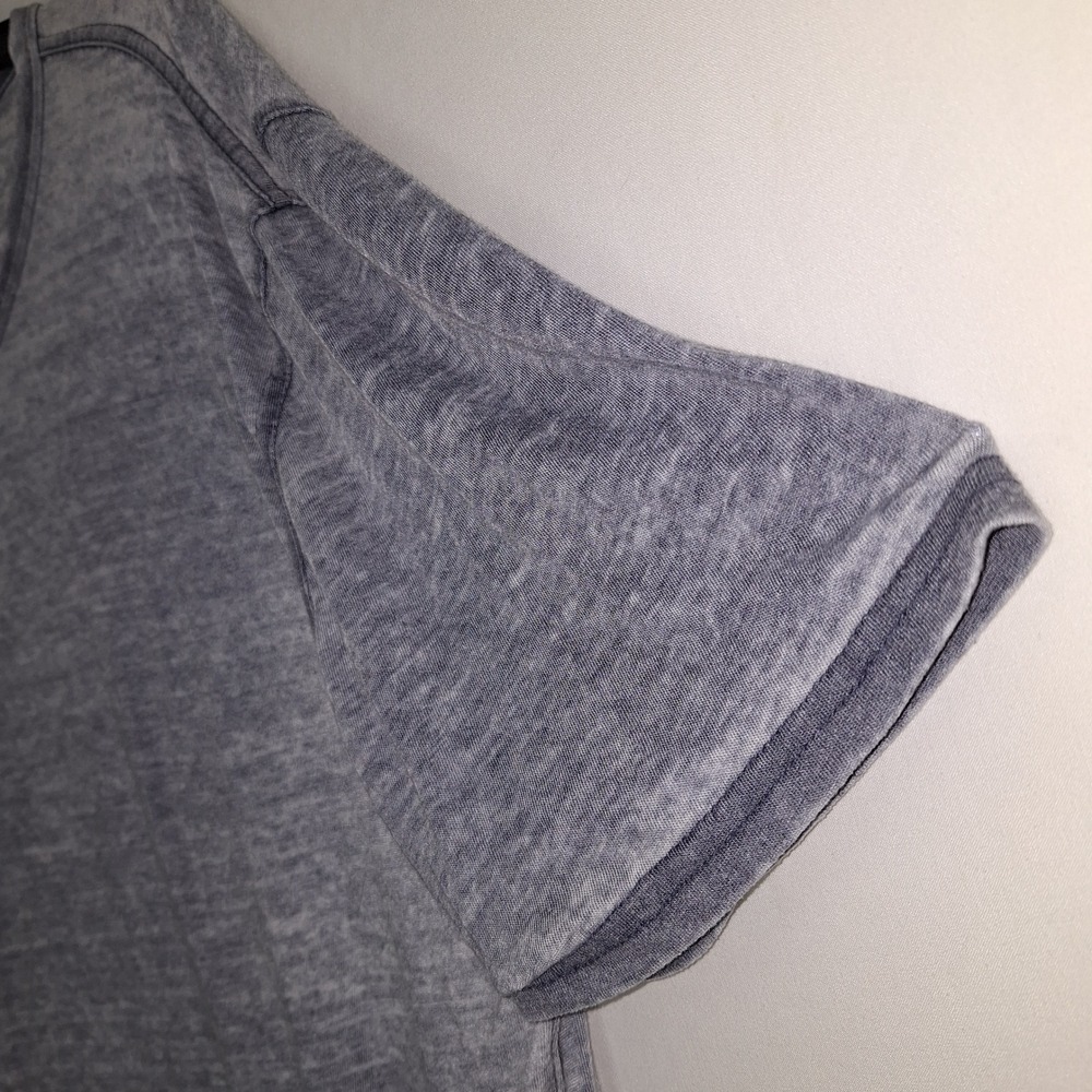 Y2K‎ Grunge Lucky Brand Cotton Blend Venice Burnout Henley Shirt XXL Men's Notch - Picture 10 of 13